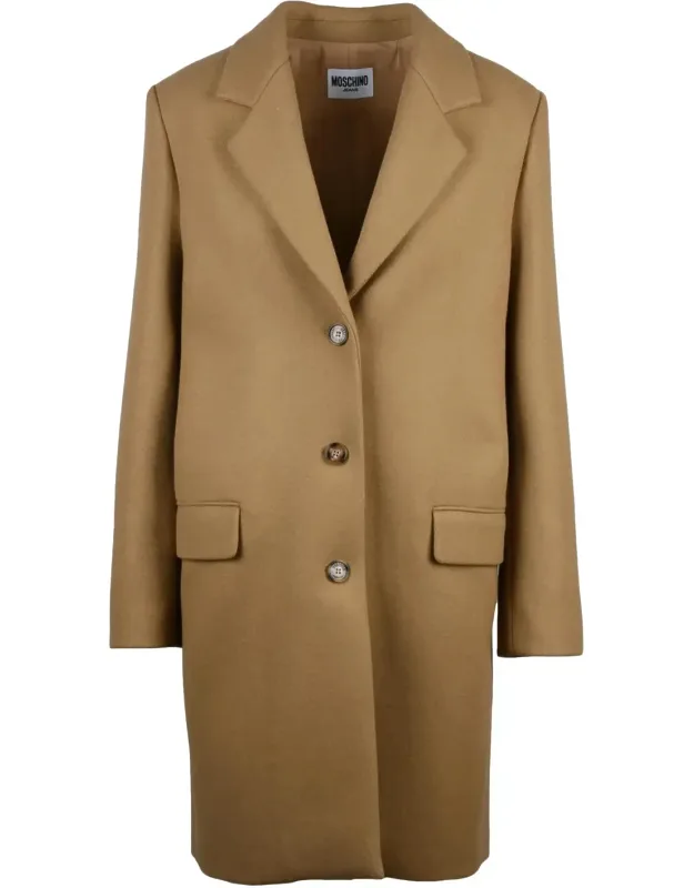 Tailored Virgin Wool-blend Formal Coat