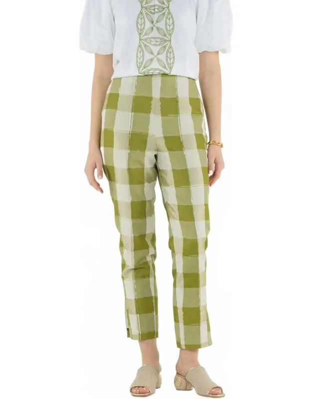 High Waisted Slim Pants