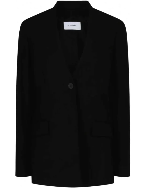 Single-breasted Wool Blazer