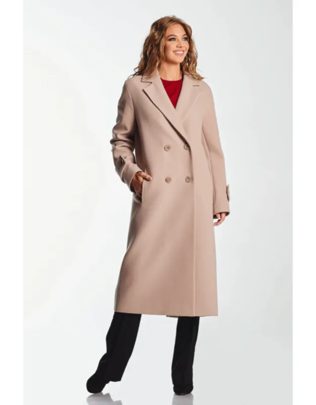 Tailored Wool Blend Overcoat