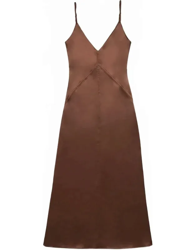 Deep V Neck Dress