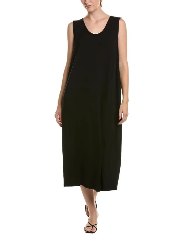 V-neck Flare Oval Dress