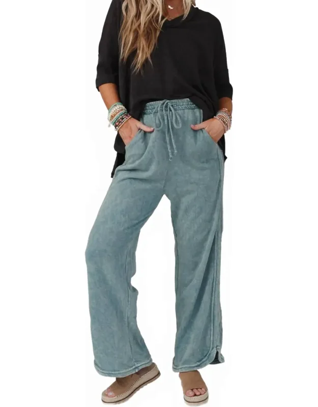 Lounge Wide Leg Full Pants