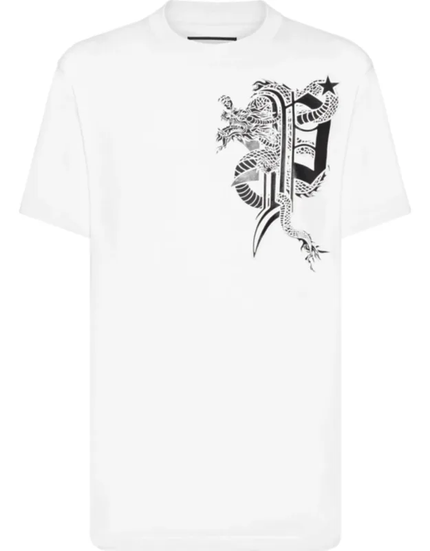 T-shirt Round Neck Ss Dragon