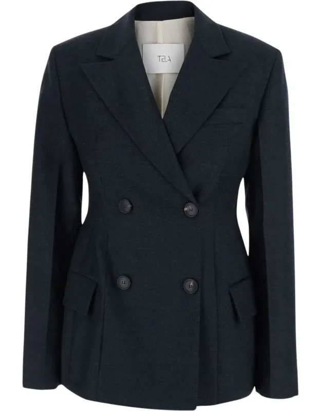 Double-breasted Wool Blazer
