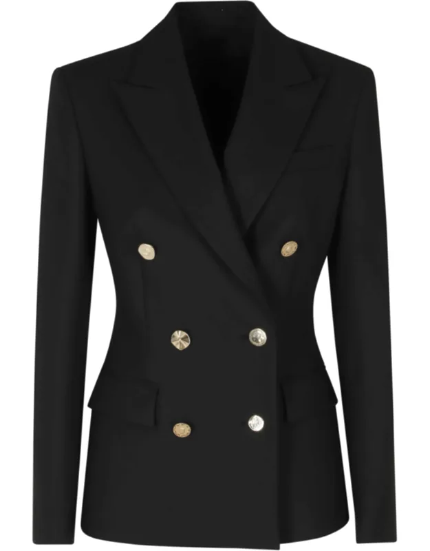 Slim Fit Peak Lapel Double-breasted Blazer
