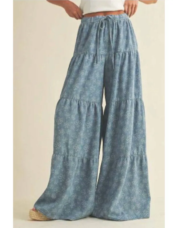 Layered Flare Pants
