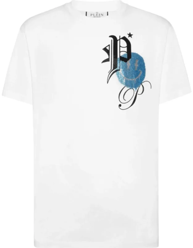 T-shirt Round Neck Ss With Cotton Jersey And Rib Knit Neckline