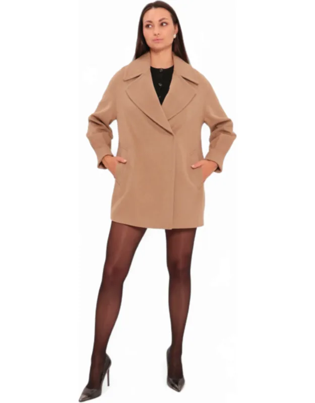 Cashmere Wool Blend Overcoat