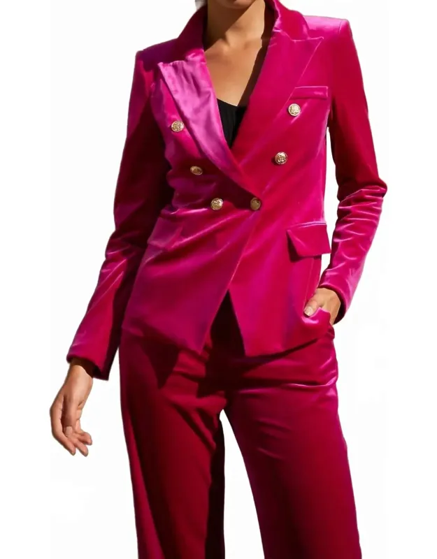 Velvet Blazer
