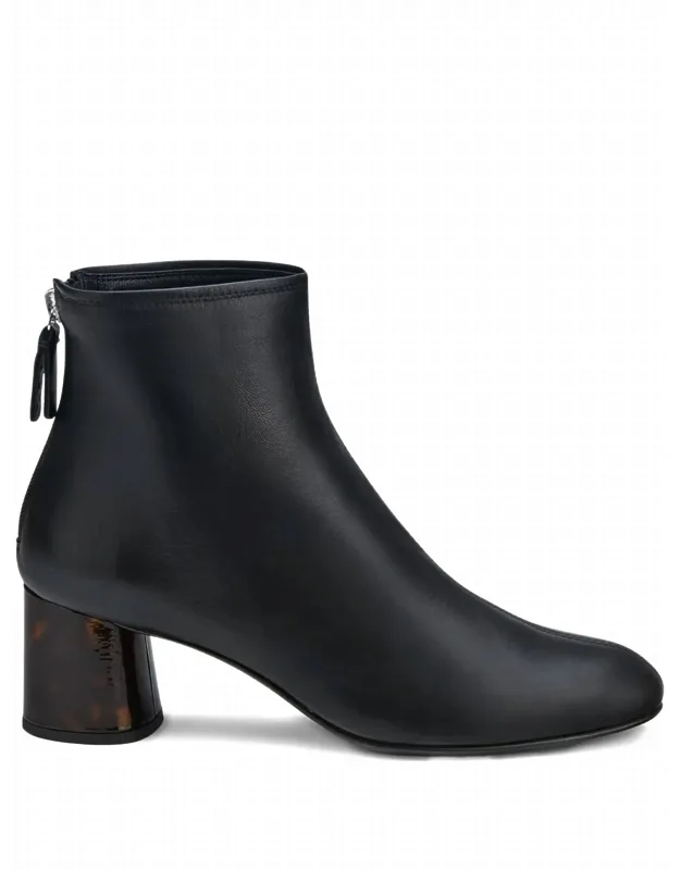 Zip-detail Tortoiseshell-heel Boots