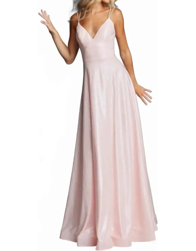 Lace Up Back Dress