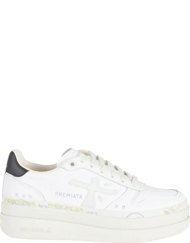 Micol 8197 Side-logo Leather Sneakers