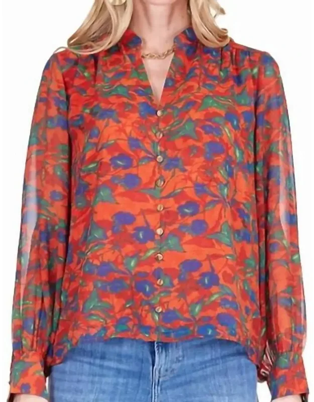 Front Split Button Top