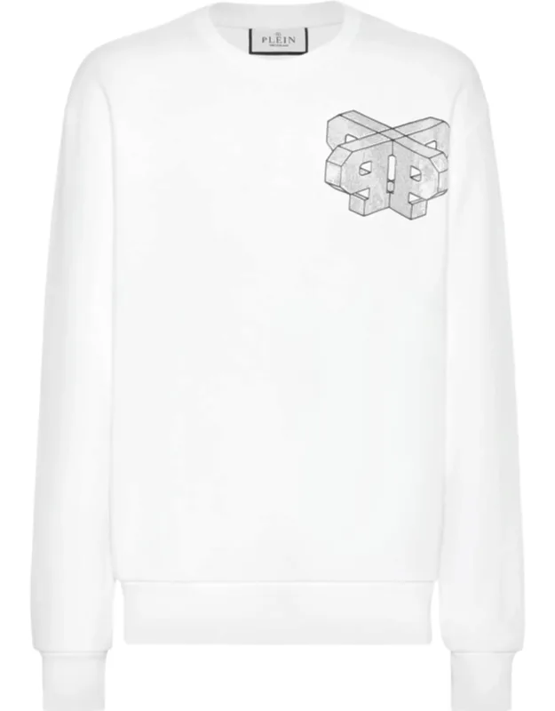 T-shirt Round Neck Ss With Bejeweled Prints And Pp Hexagon Badge