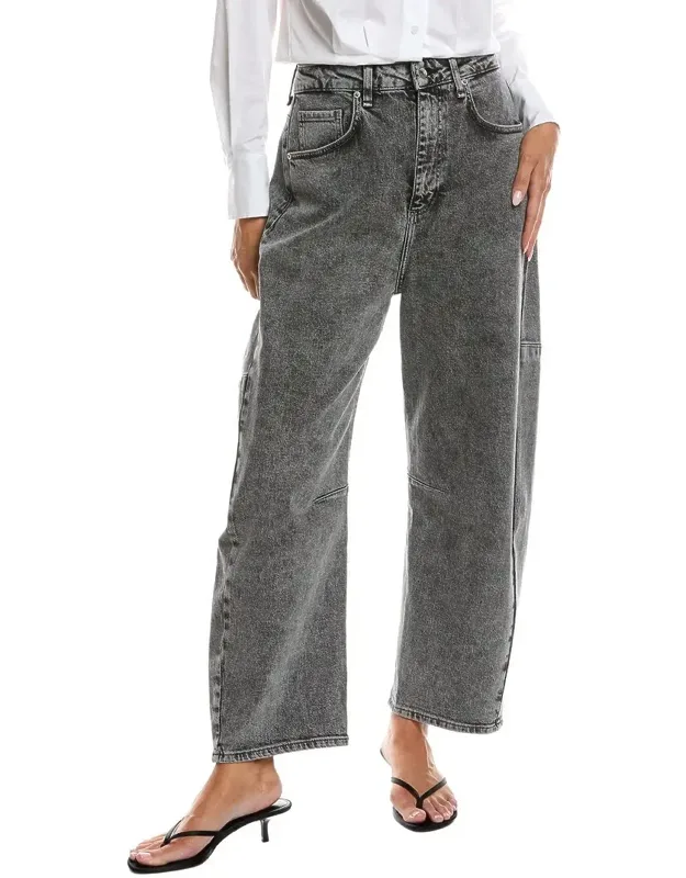 Chase High Rise Barrel Jeans