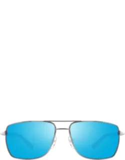 Chrome Ray Titanium-blend Rectangular Sunglasses