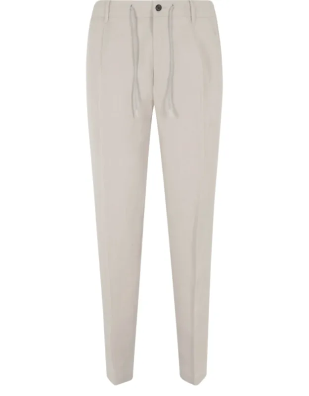 Sand Drawstring-band Jogger Pants
