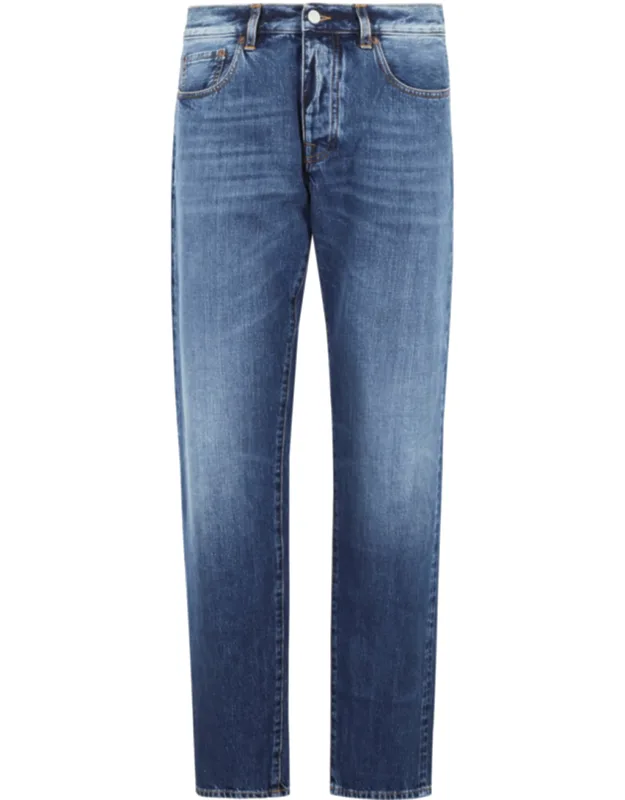 Japanese Selvedge Five-pocket Cotton Jeans
