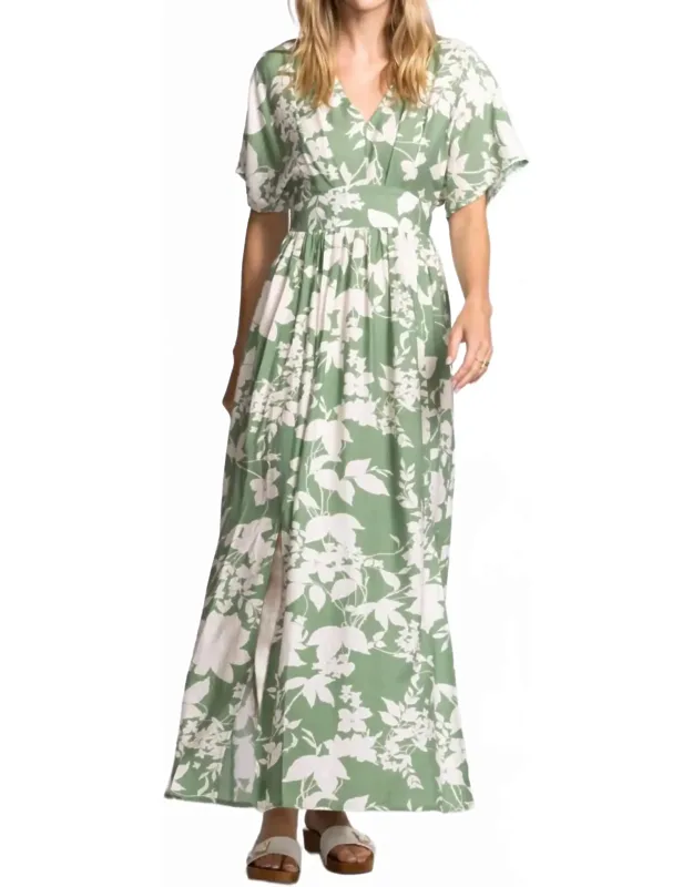 Palm Vine Maxi Dress
