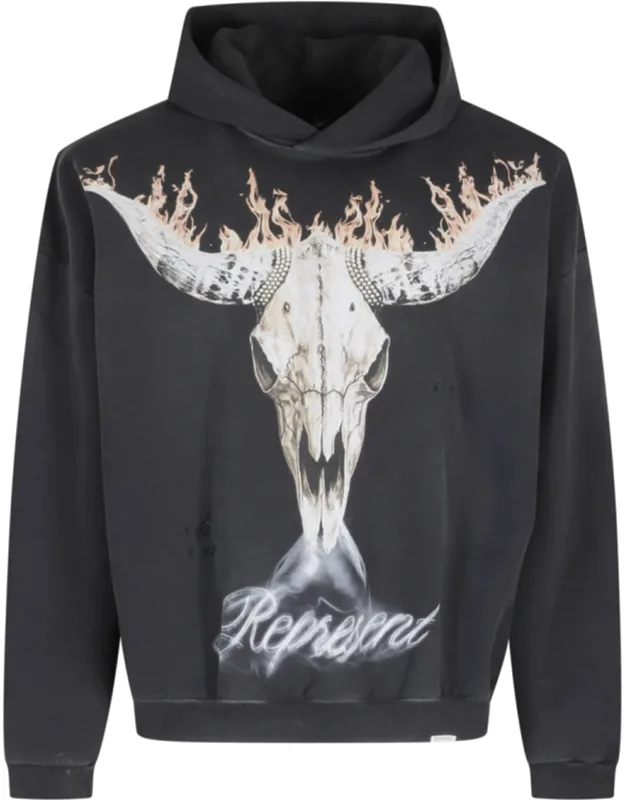 Graphic Printed Cotton Hoodie