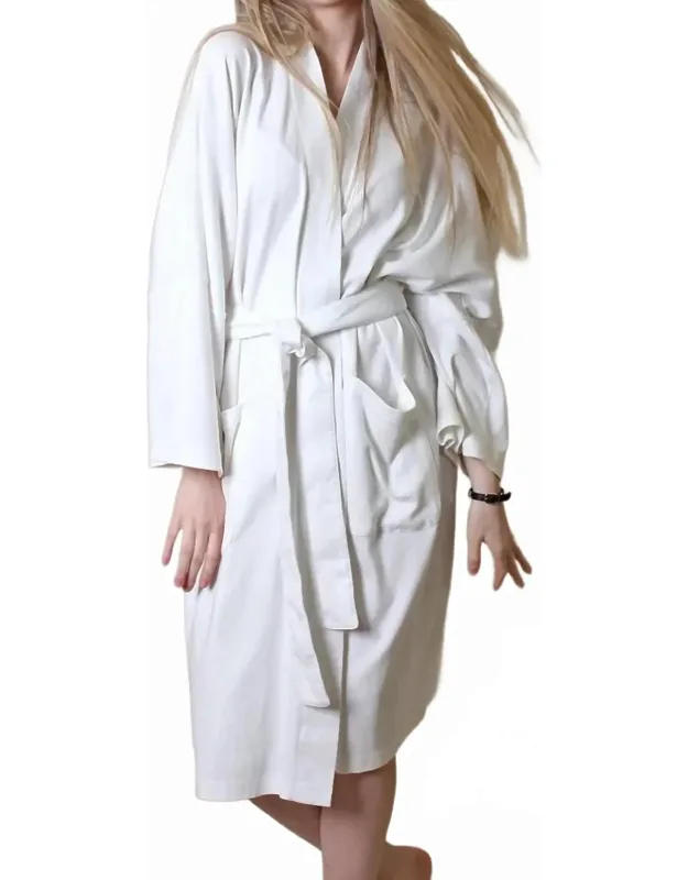 Lightweight Organic Cotton Bath Robe