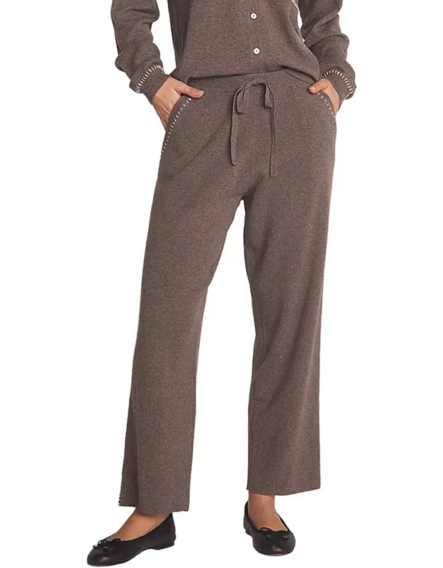 Cashmere & Wool-blend Straight Leg Sweatpants