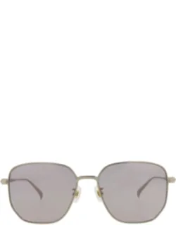 Square-frame Titanium Sunglasses