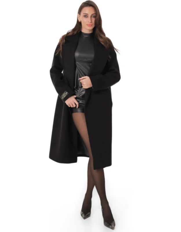Cashmere Wool Blend Overcoat