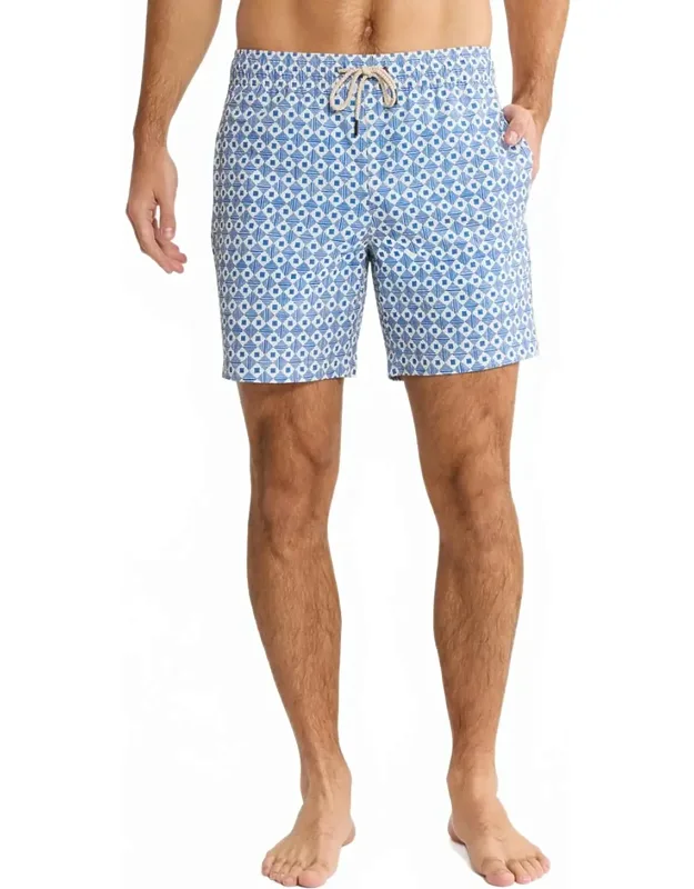 Bayberry Trunks - 7" In Seersucker Tiles