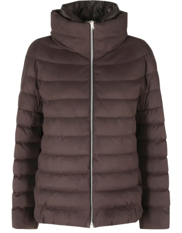 High Neck Double-slider Zip Down Jacket