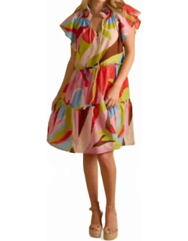 Tiered Mini Dress
