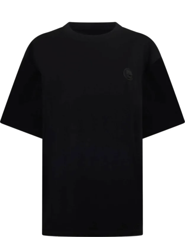 Round Neck T-shirt 3d Tiger With Silicon Patch And Rib Knit Neckline