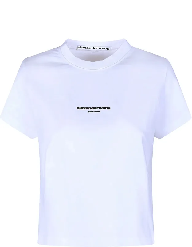 Cropped Cotton T-shirt