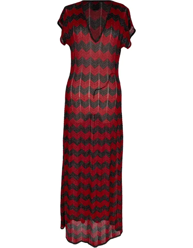 Chevron Maxi Dress