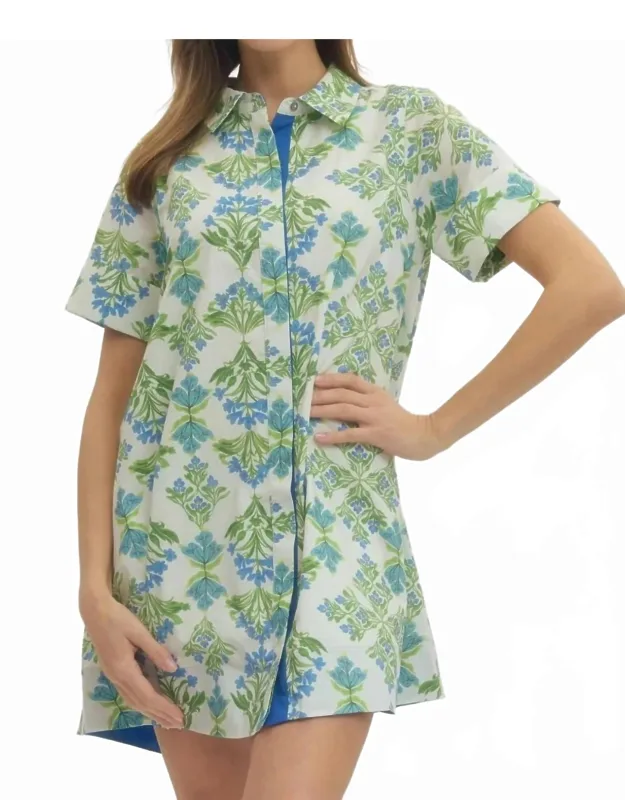 Floral Short Sleeve Dress