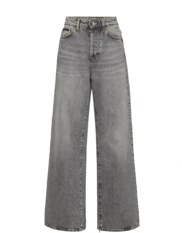 Fit Jeans With Shimmering Elements