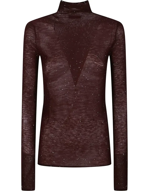 Moss Wool-blend Turtleneck Sweater