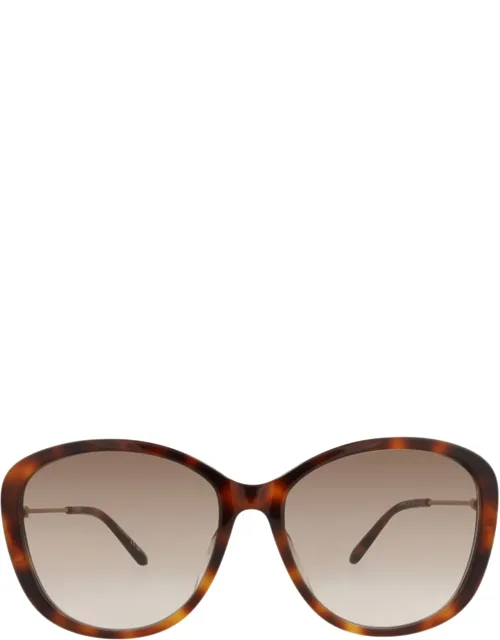 Round-frame Recycled Acetate Sunglasses With 140mm Temple Length And 59mm Lens Width