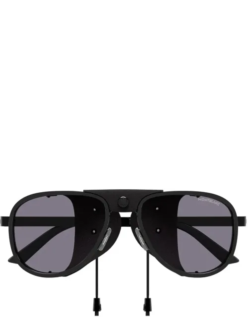 Linea Extreme Metal Square Sunglasses