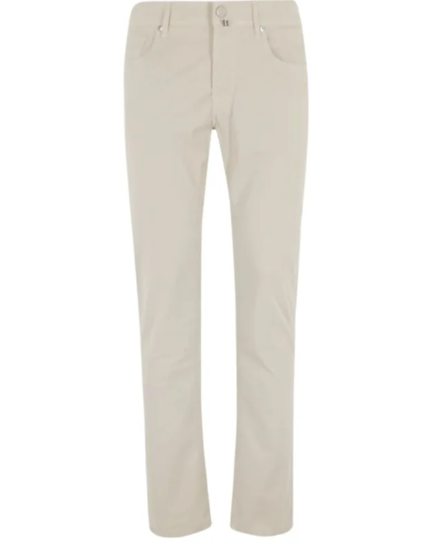 Slim Five-pocket Cotton-blend Pants