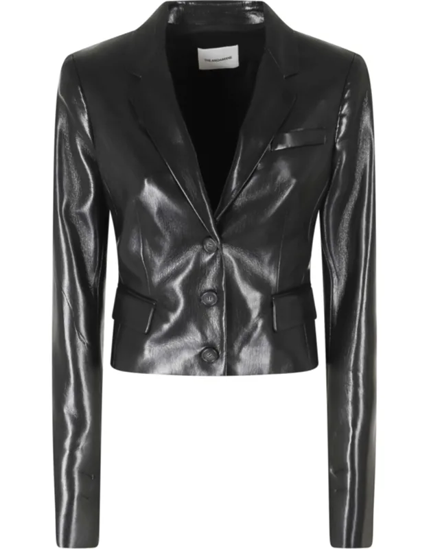 Zefira Crop Length Single-breasted Blazer