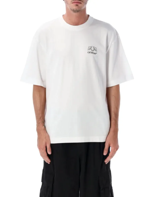 Half Arrow Short-sleeve Cotton T-shirt