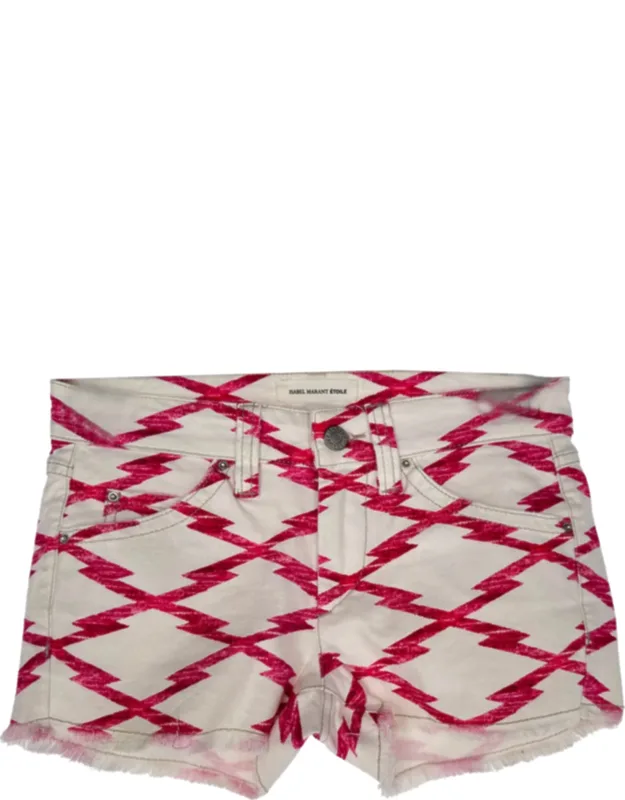 Printed Mini Shorts