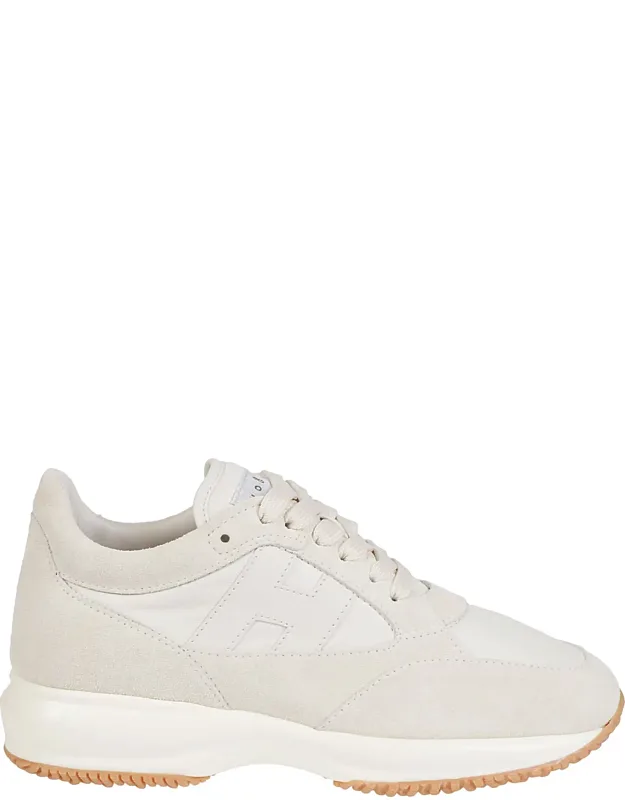 Interactive Low Profile Mutton Leather Sneakers