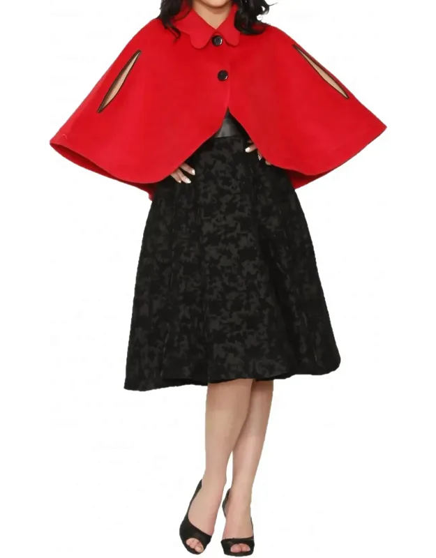 Button Up Poncho