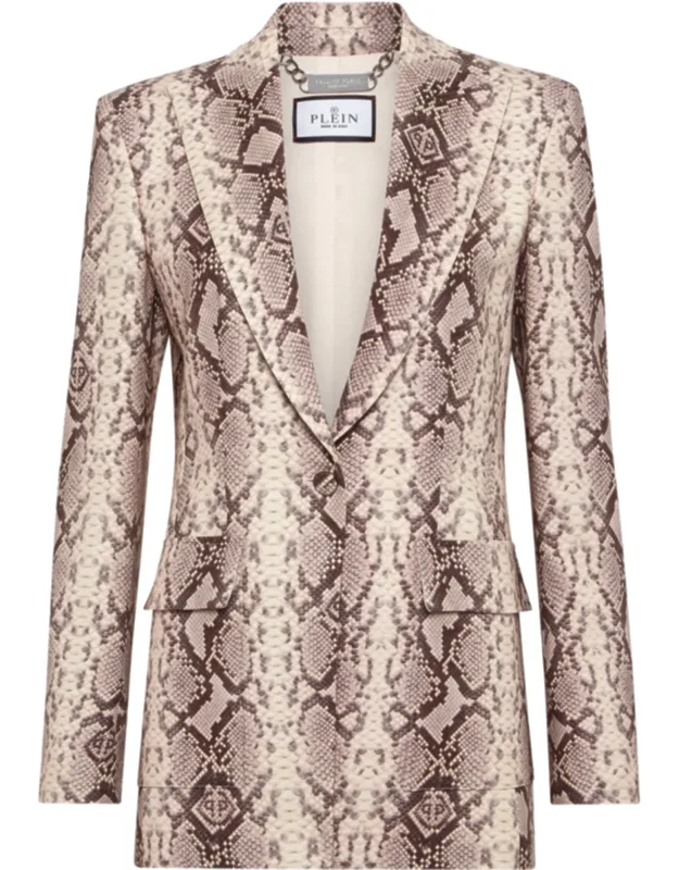 Satin Slim Fit Blazer