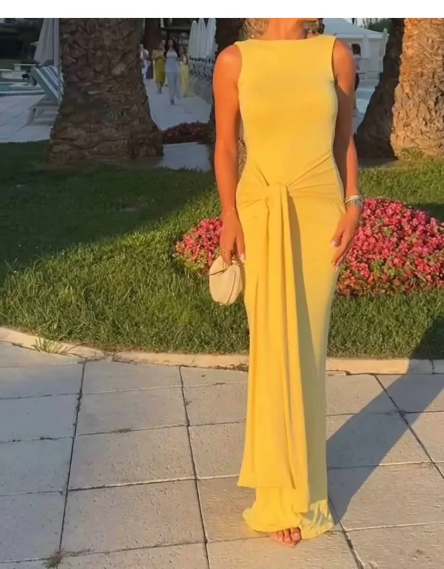 Ruched Maxi Dress