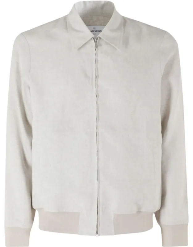 Linen-blend Jacket