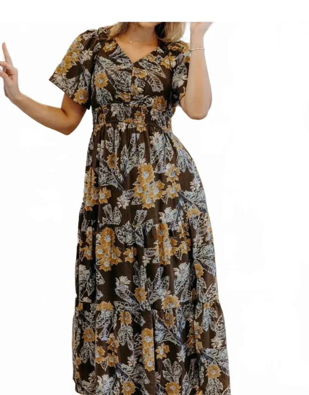 Breezy Short Sleeve Maxi Dress